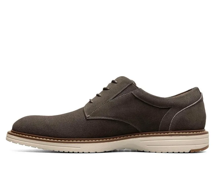 Nunn Bush Casual>Men's Griff Suede Plain Toe Oxford Oxfords