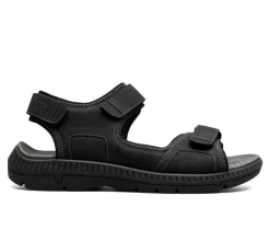 Nunn Bush Sandals>Men's Laguna 3-Strap River Sandal Outdoor Sandals