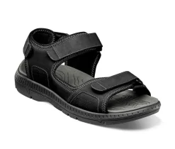 Nunn Bush Sandals>Men's Laguna 3-Strap River Sandal Outdoor Sandals