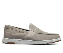 Men's Luca Suede Moc Toe Venetian Slip On Loafers|Nunn Bush Online