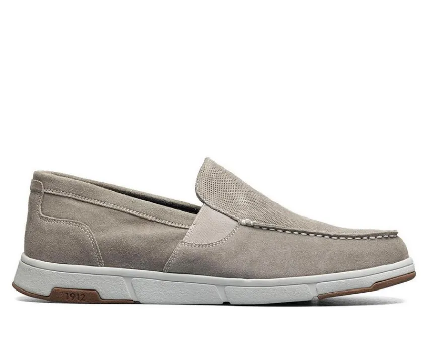 Men's Luca Suede Moc Toe Venetian Slip On Loafers|Nunn Bush Online