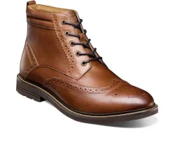 Men's Odell II WingTip Boots|Nunn Bush