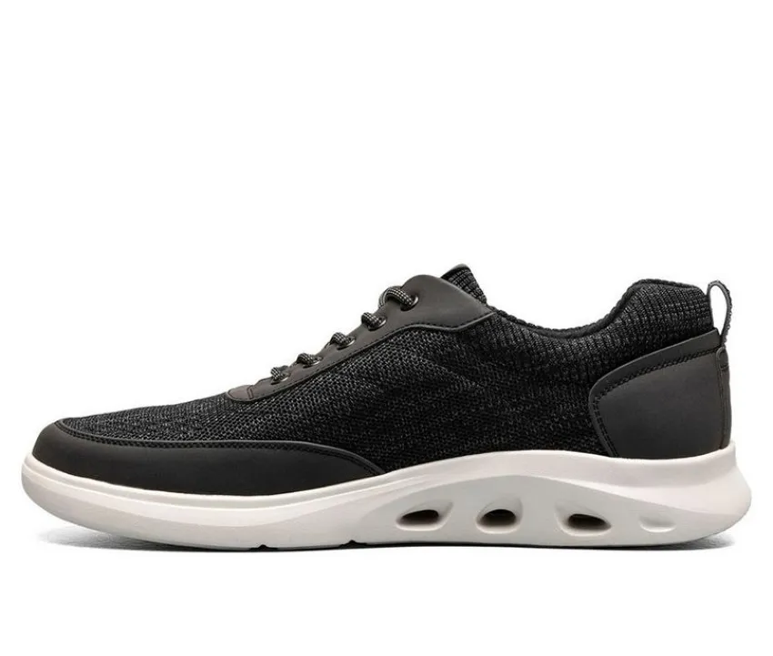 Nunn Bush Casual|Athletic & Sneakers>Men's Ponte Knit Moc Toe Casual Oxfords