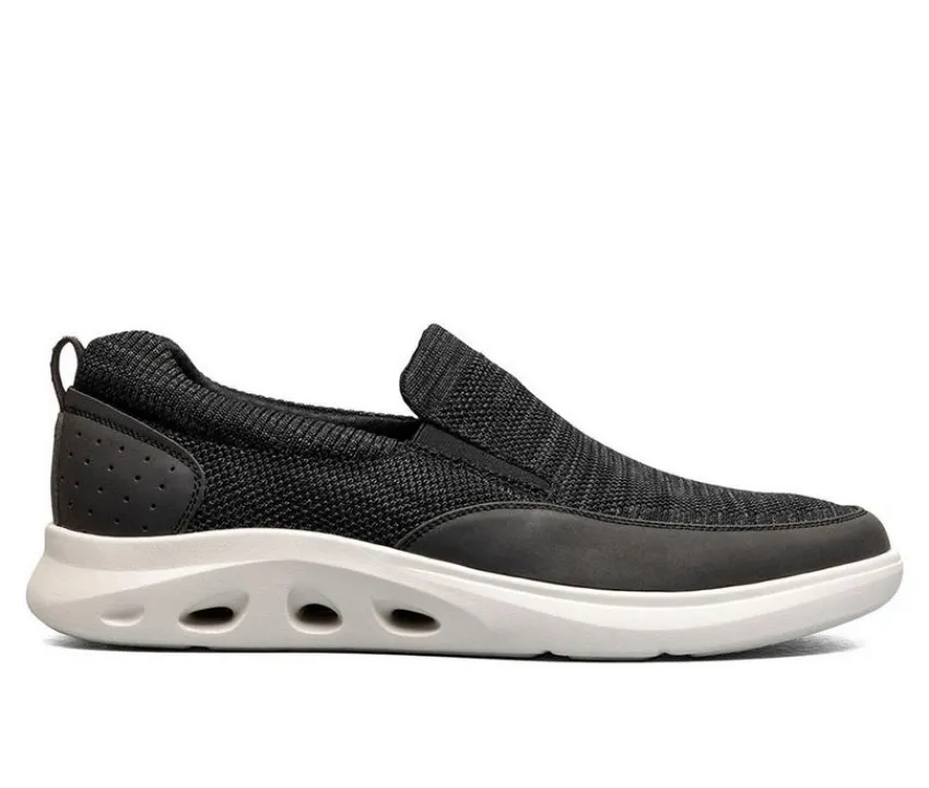 Nunn Bush Athletic & Sneakers>Men's Ponte Knit Moc Toe Slip On Sneakers