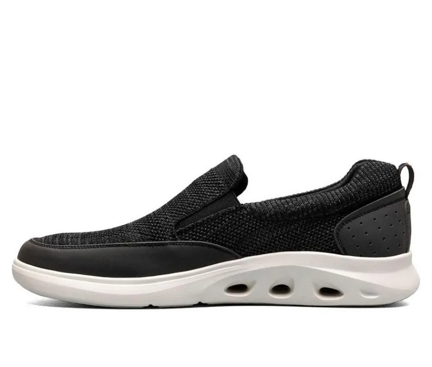 Nunn Bush Athletic & Sneakers>Men's Ponte Knit Moc Toe Slip On Sneakers