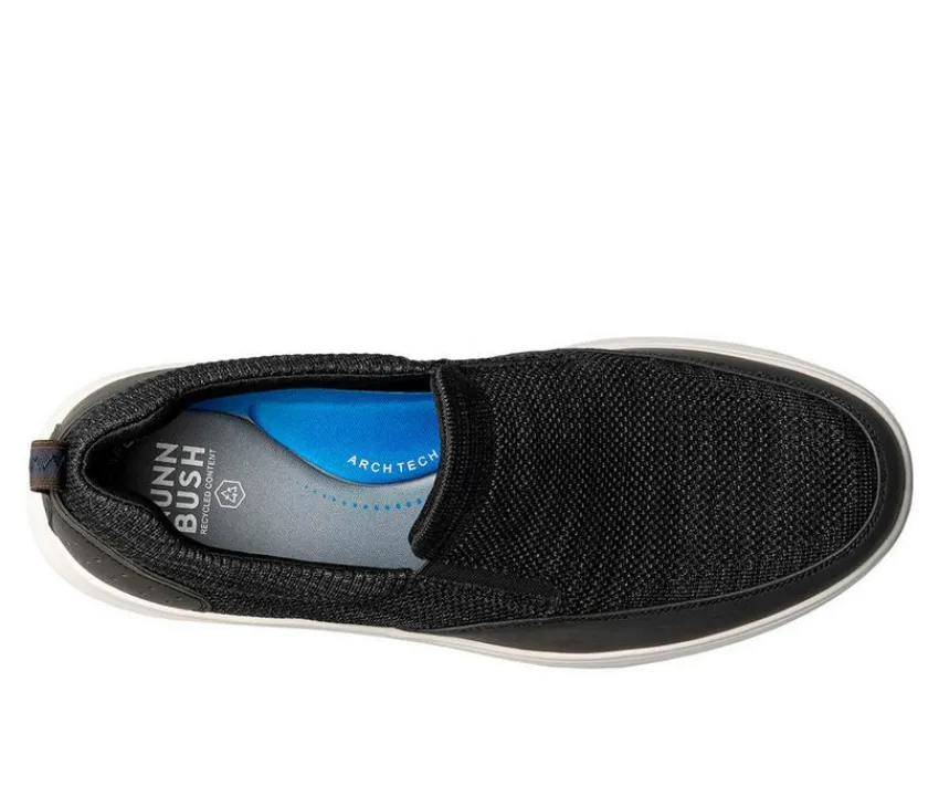 Nunn Bush Athletic & Sneakers>Men's Ponte Knit Moc Toe Slip On Sneakers