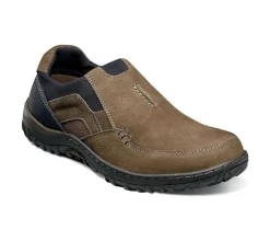 Nunn Bush Casual>Men's Quest Moc Toe Slip On Shoes