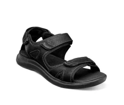 Nunn Bush Sandals>Men's Rio Vista 3-Strap Outdoor Sandals