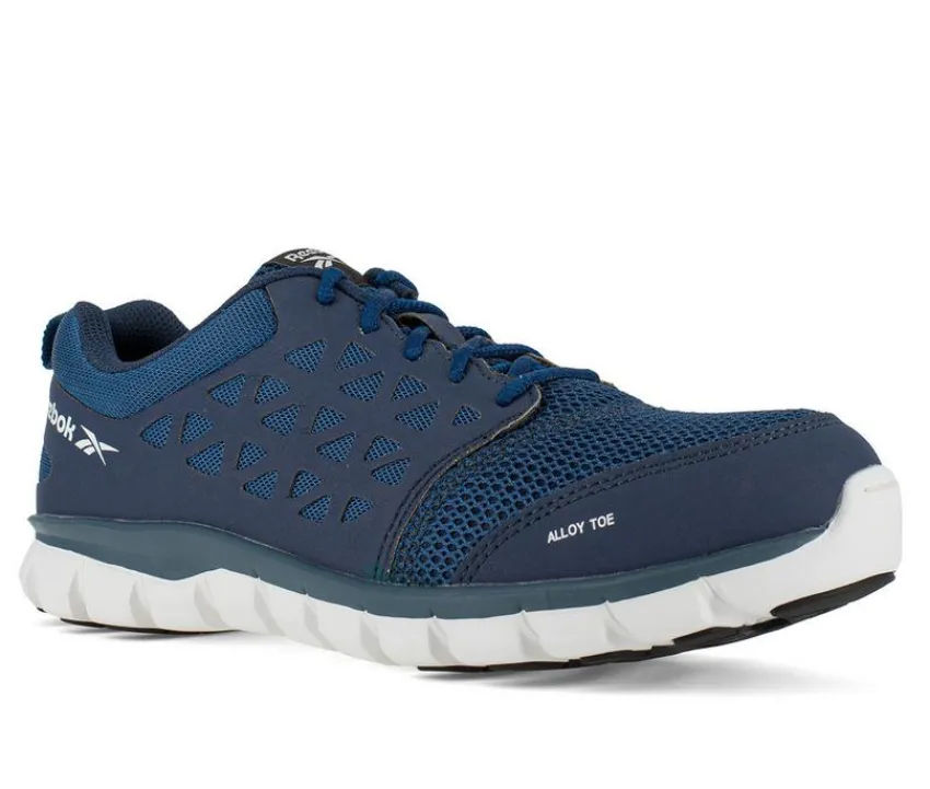 REEBOK WORK Work & Safety|Work>Men's Sublite Cushion Mesh Alloy Toe Work Shoes