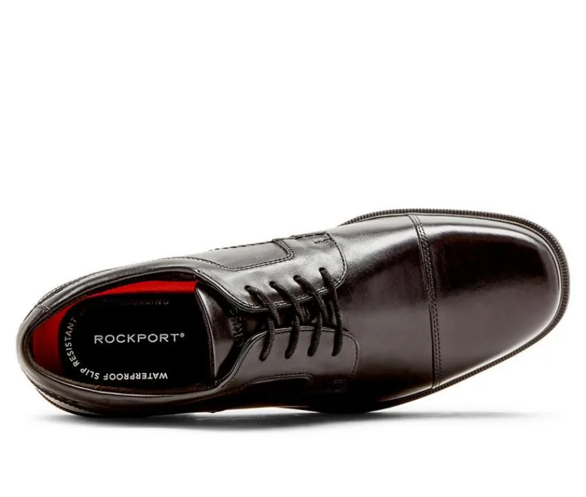 Rockport Dress>Men's Taylor Cap Toe Waterproof Dress Oxfords