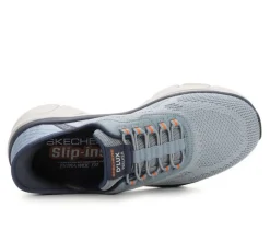 Men's 232446 D'Lux Walker 2.0 Slip-In Rezinate Walking Shoes|Skechers Hot