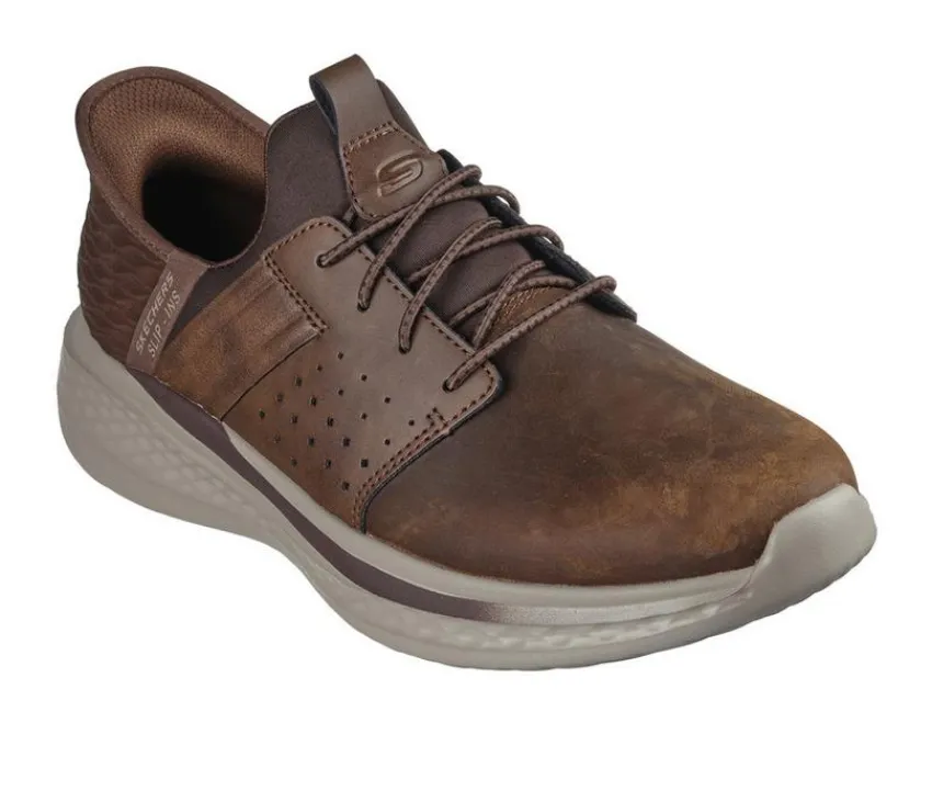 Skechers Dress|Casual>Men's 210828 Zachary Leather Slip-Ins Oxfords