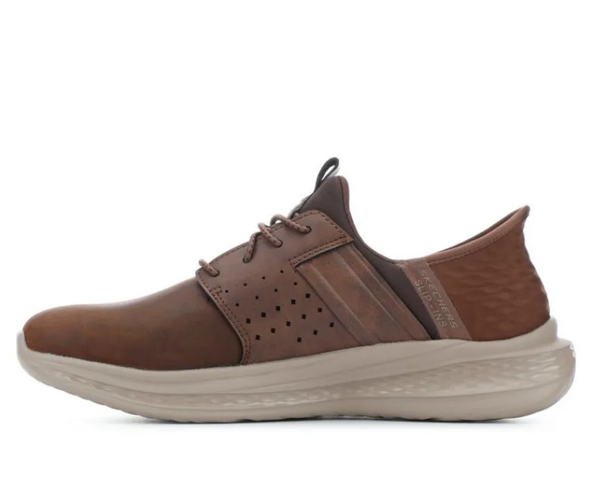 Men's 210828 Zachary Leather Slip-Ins Oxfords|Skechers New