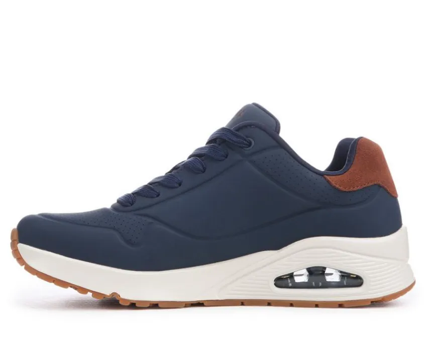 Skechers Fashion & Lifestyle|Athletic & Sneakers>Men's Uno- Suited on Air Fashion Sneakers