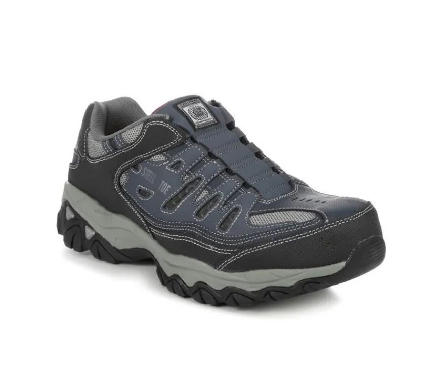 Men's 77161 Cankton Steel Toe Work Shoes|Skechers Work Hot