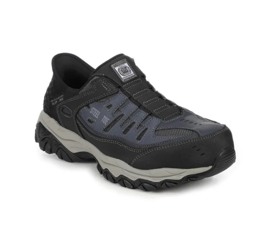 Skechers Work Work & Safety|Work>Men's 200211 Cankton Slip-Ins Work Shoes