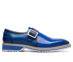 Stacy Adams Casual>Men's Bartram Plain Toe Monk Strap Dress Shoes
