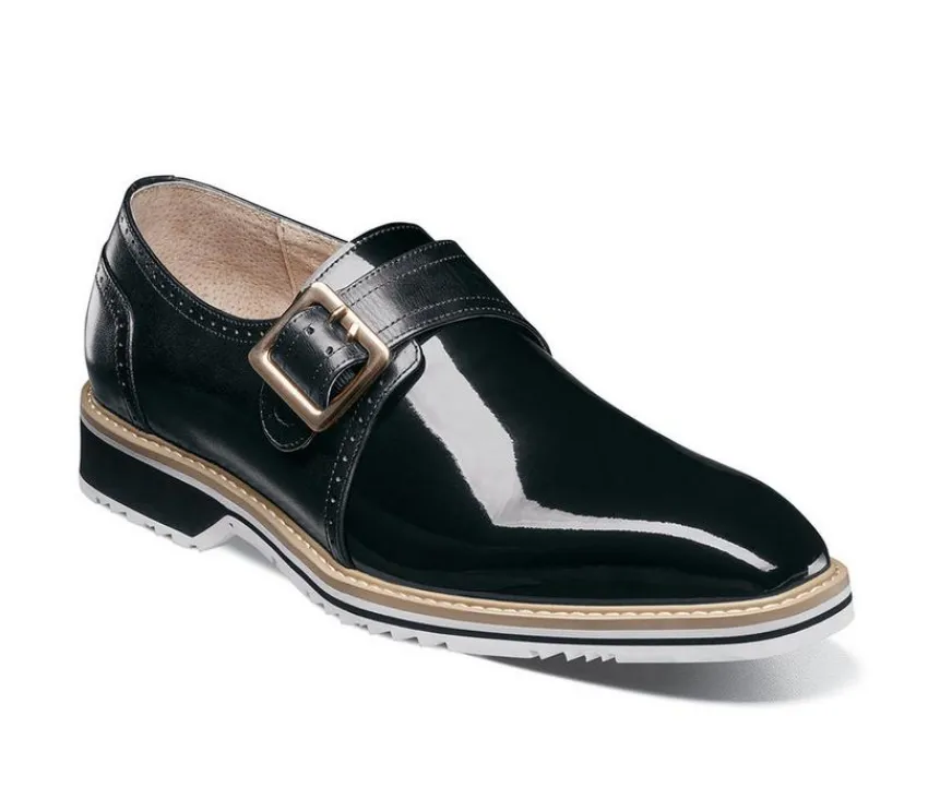 Men's Bartram Plain Toe Monk Strap Dress Shoes|Stacy Adams Online