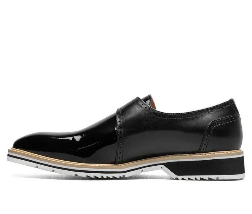 Men's Bartram Plain Toe Monk Strap Dress Shoes|Stacy Adams Online