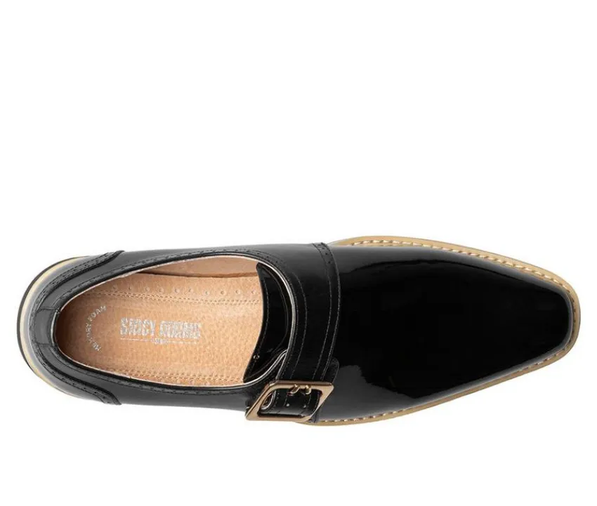 Men's Bartram Plain Toe Monk Strap Dress Shoes|Stacy Adams Online