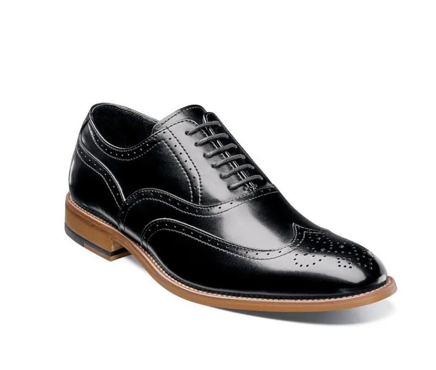 Men's Dunbar Wingtip Wing Tip Dress Shoes|Stacy Adams Online