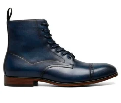 Men's Henry Cap Toe Lace Boot Dress Shoes|Stacy Adams Outlet