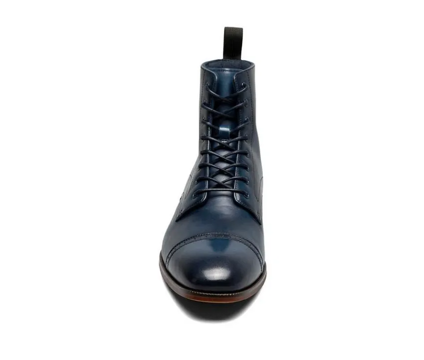 Men's Henry Cap Toe Lace Boot Dress Shoes|Stacy Adams Outlet