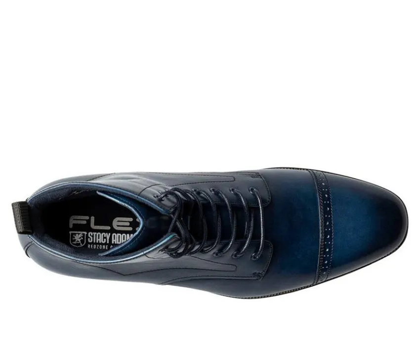 Men's Henry Cap Toe Lace Boot Dress Shoes|Stacy Adams Outlet