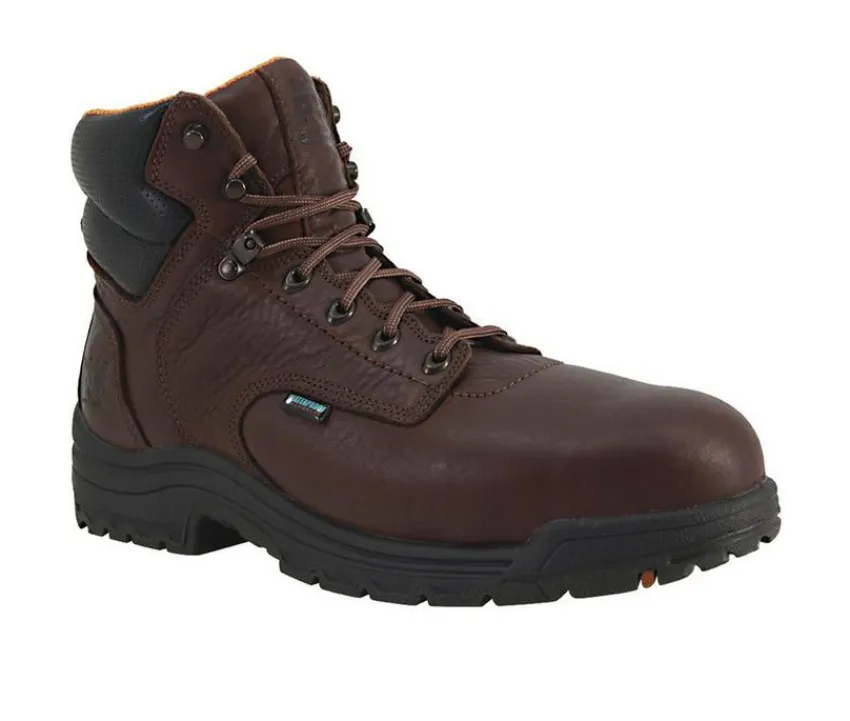 Timberland Pro Boots>Men's 26078 Titan 6 Inch Steel Toe Work Boots