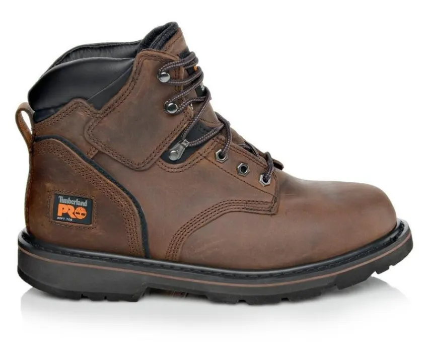 Men's Pit Boss 6 Inch 33046 Soft Toe Work Boots|Timberland Pro Clearance