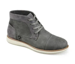 Vance Co. Casual|Boots>Men's Austin Wide Lace Up Boots