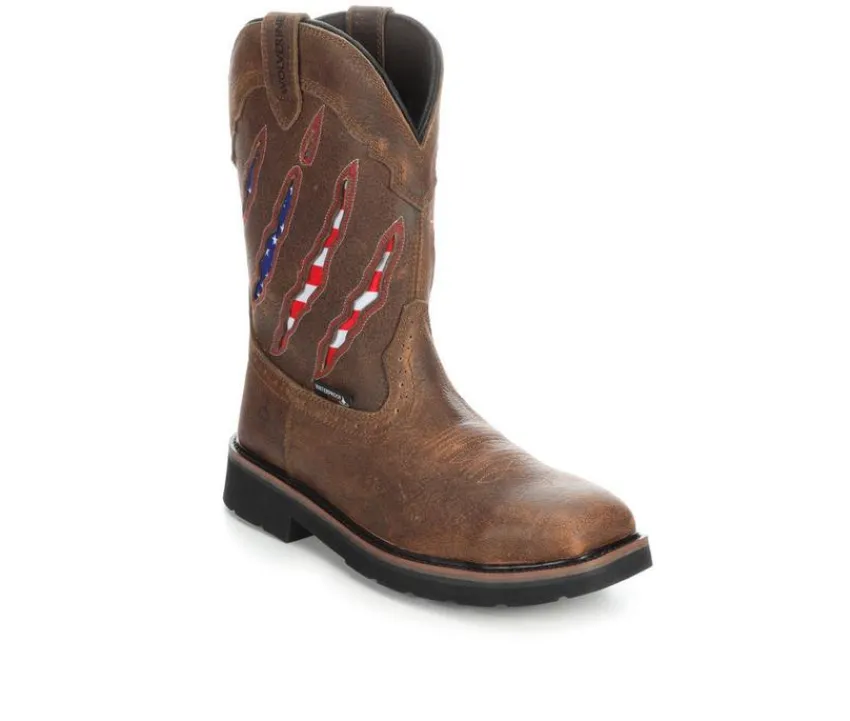 Wolverine Boots>Men's 201218 Rancher Claw Steel Toe Work Boots