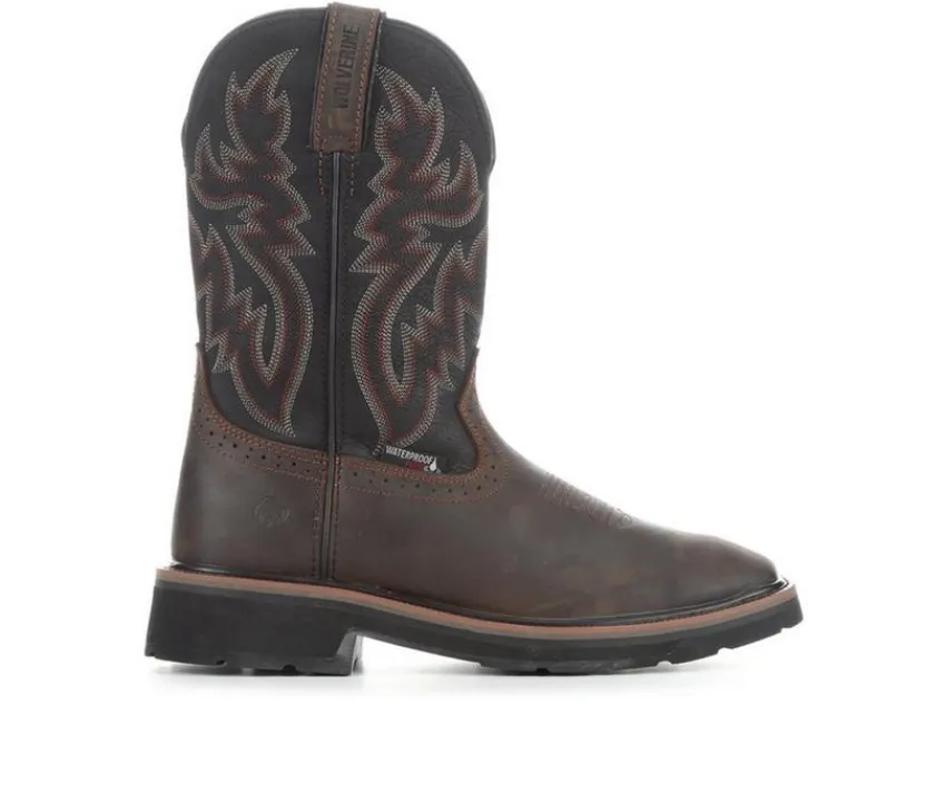 Wolverine Cowboy & Western|Work & Safety>Men's 10768 Rancher Soft Toe Waterproof Cowboy Boots