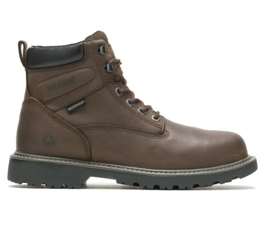 Wolverine Work & Safety|Work>Men's Floorhand Waterproof Steel Toe Work Boots