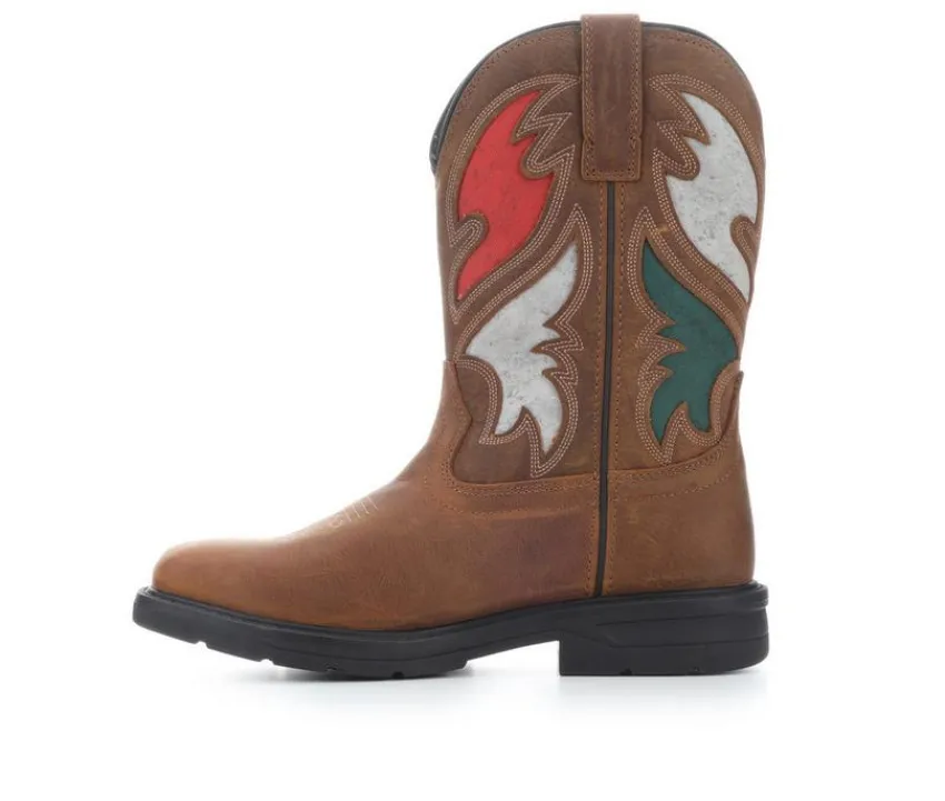 Wolverine Cowboy & Western|Boots>Men's Rancher Flag Work Boots