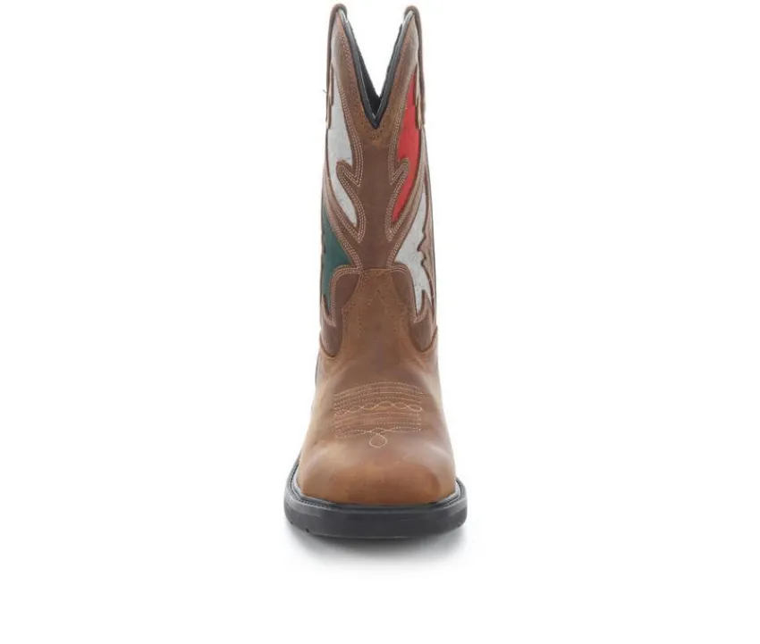 Wolverine Cowboy & Western|Boots>Men's Rancher Flag Work Boots