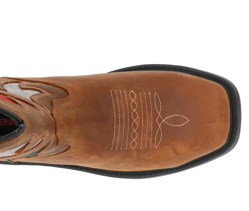 Wolverine Cowboy & Western|Boots>Men's Rancher Flag Work Boots