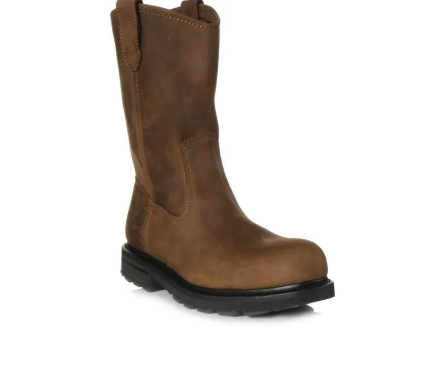 Wolverine Work & Safety|Work>Men's Wellington 10 In Steel Toe 4707 Work Boots