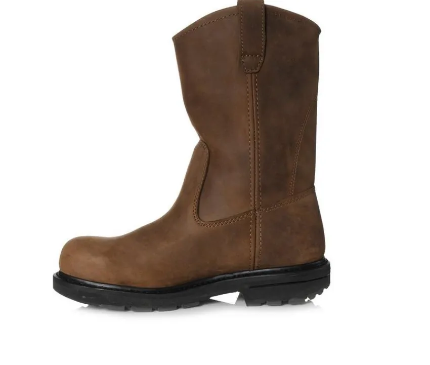 Wolverine Work & Safety|Work>Men's Wellington 10 In Steel Toe 4707 Work Boots
