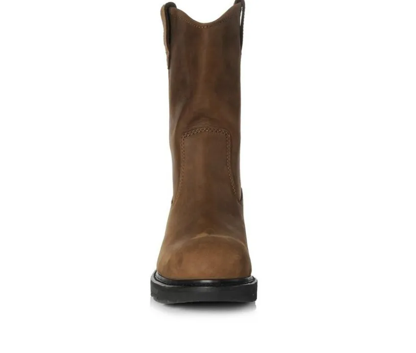Wolverine Work & Safety|Work>Men's Wellington 10 In Steel Toe 4707 Work Boots