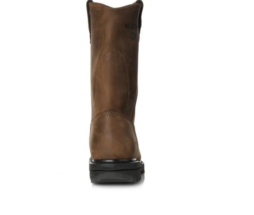 Wolverine Work & Safety|Work>Men's Wellington 10 In Steel Toe 4707 Work Boots