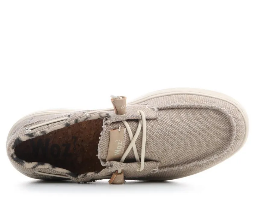 Woz Casual>Men's James Cloud Sand Boat Shoes