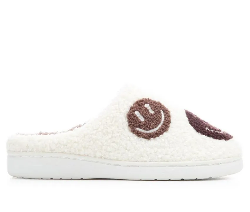 MIA Slippers|Slippers>Cozi Multi Smiley Slippers