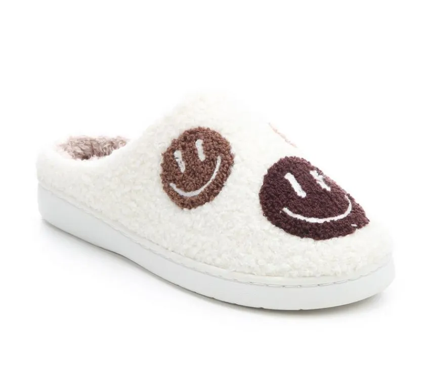 MIA Slippers|Slippers>Cozi Multi Smiley Slippers