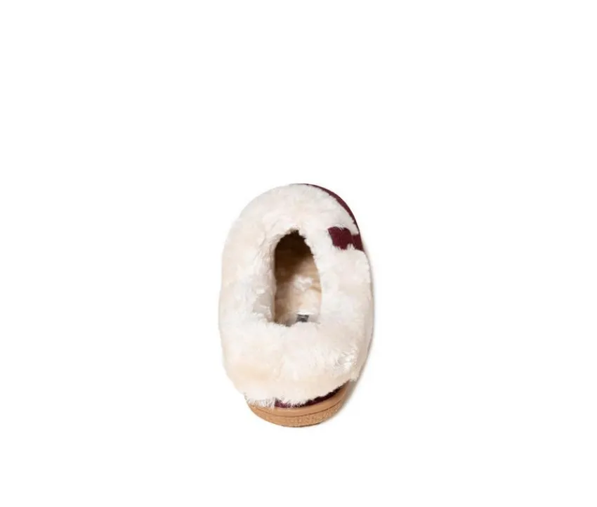 Minnetonka Slippers|Slippers>Camp Collar Scuff Slippers