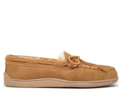 Men's Sheepskin Hardsole Moccasins|Minnetonka New
