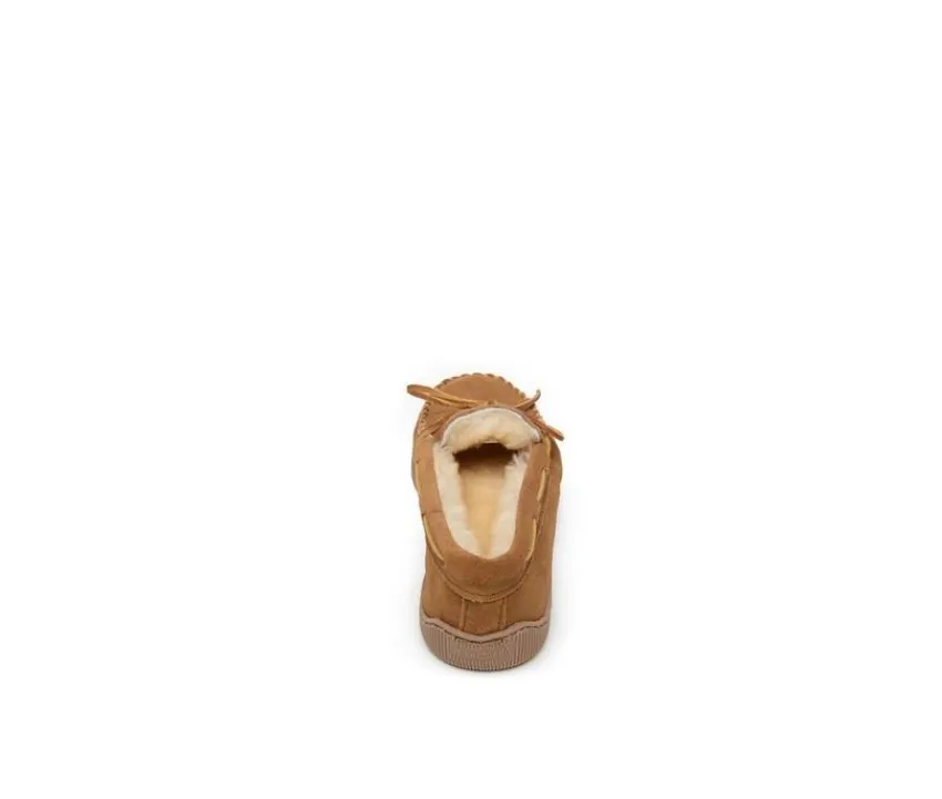 Men's Sheepskin Hardsole Moccasins|Minnetonka New