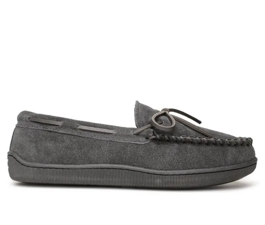 Minnetonka Men's|Slippers>Pile Lined Hardsole Slippers