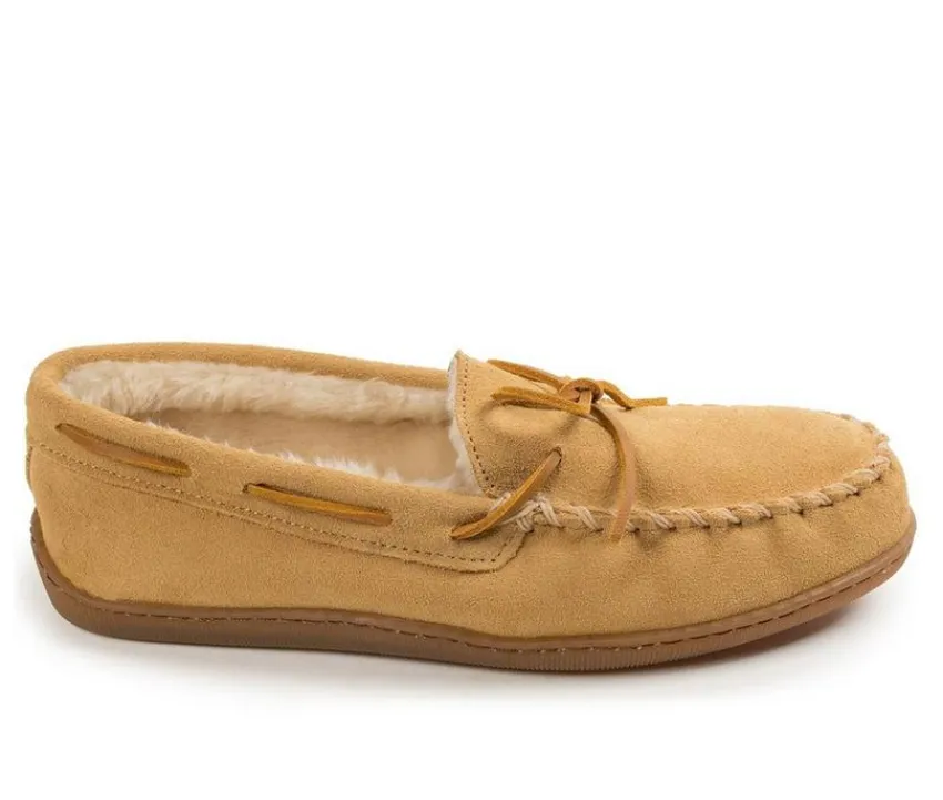 Pile Lined Hardsole Slippers|Minnetonka Best