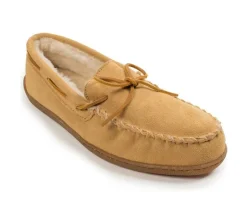 Pile Lined Hardsole Slippers|Minnetonka Best